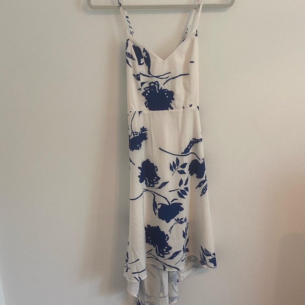 Elegant Floral Spaghetti Strap Dress